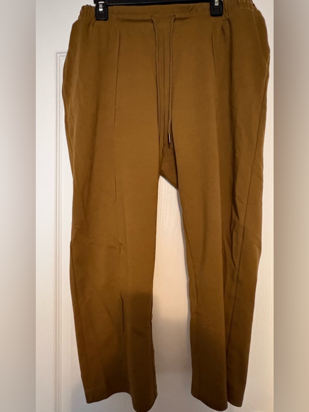 Casual Drawstring Pants in chestnut